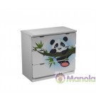 Manola Panda gyerekszoba komód választható mintával