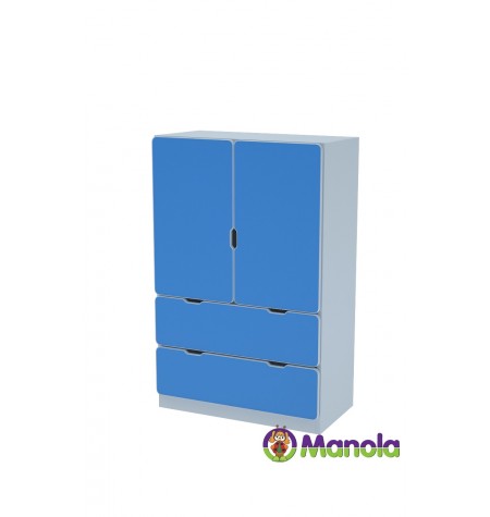 Manola C Blue UL gyerekszoba szekrény