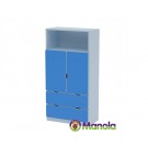 Manola C Blue DM gyerekszoba szekrény
