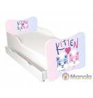 Manola A Kitten gyerekágy ágyneműtartóval